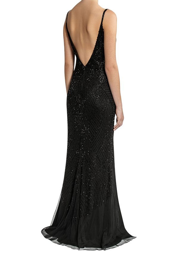 Starry Night Gown - Black