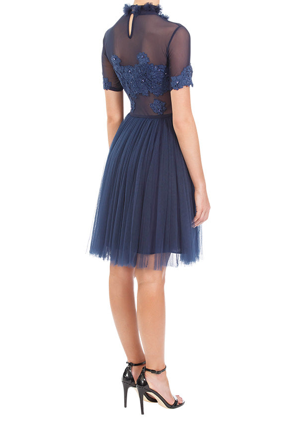 Dreamer Lace Dress - Midnight Blue