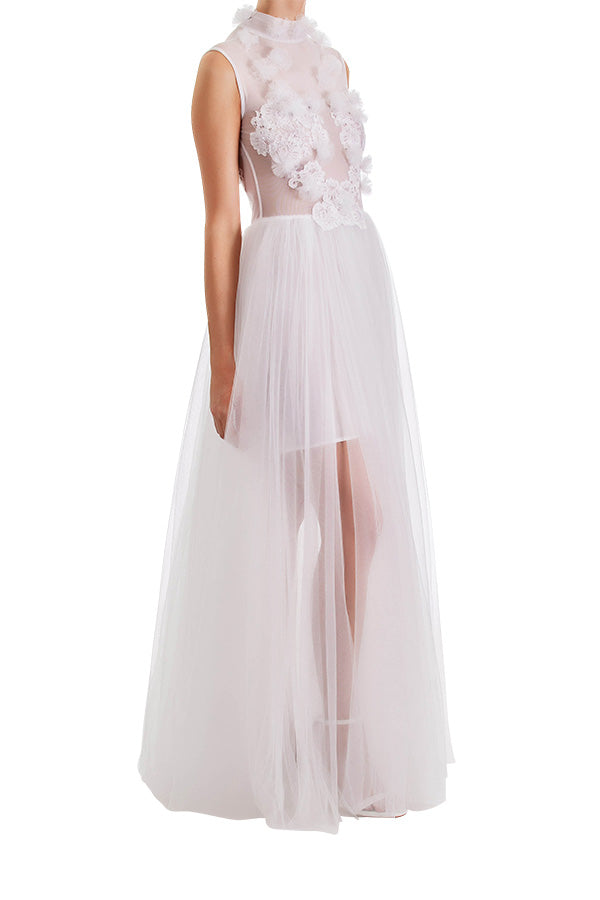 Dreamer Lace Gown - White