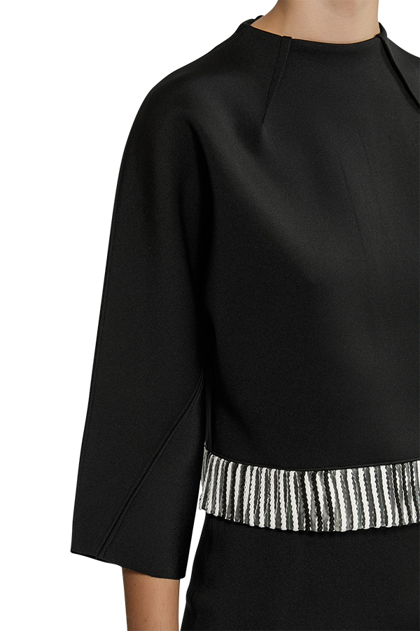 Icon Neoprene Sweater - Black