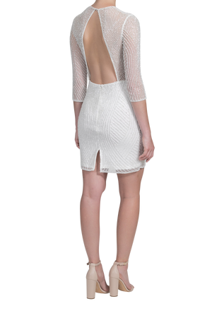 Curator Dress - Pearl White