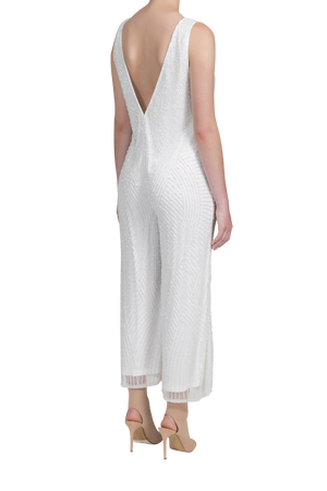Amplify Jumpsuit - Pearl White